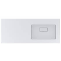 Раковина Miraggio Erica 1200 R Miramarble 120 см белый матовый, фото №3