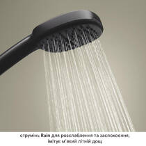 Ручной душ Grohe Tempesta Cube 110 267462433 2 режима струи, черный матовый, фото №7