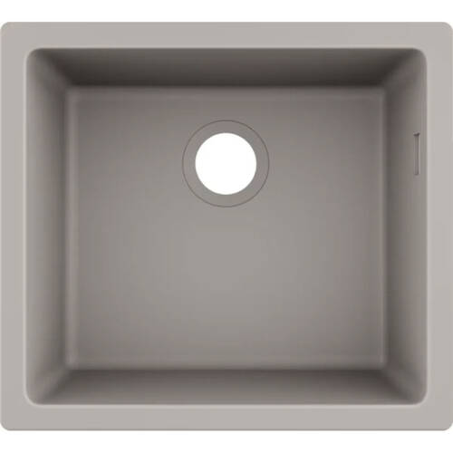 Мойка для кухни Hansgrohe S51 S510-U450 43431380 50 см серый матовый, фото 1