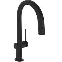 Смеситель для кухни Hansgrohe Aqittura M91 FilterSystem 210 76801670 черный матовый, фото №1