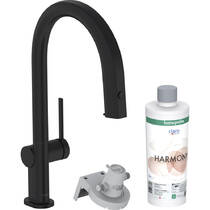 Смеситель для кухни Hansgrohe Aqittura M91 FilterSystem 210 76801670 черный матовый, фото №3