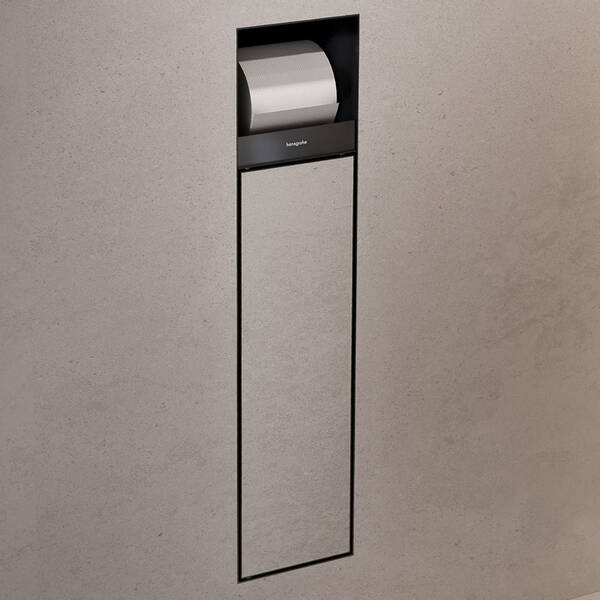 Держатель для туалетной бумаги и щетки встроенный Hansgrohe