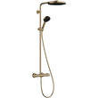 Душова система Hansgrohe Pulsify S Puro Showerpipe 260 1jet 24236140 з термостатом, бронза браширована, фото 1