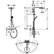 Душова система Hansgrohe Pulsify S Puro Showerpipe 260 1jet 24236140 з термостатом, бронза браширована, фото 2