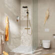 Душова система Hansgrohe Pulsify S Puro Showerpipe 260 1jet 24236140 з термостатом, бронза браширована, фото 7