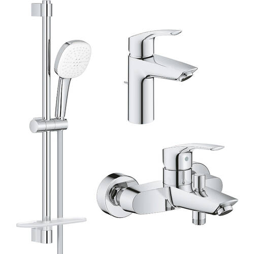 Набiр змiшувачiв 3 в 1 для ванни Grohe Eurosmart UA123238S3, фото 1