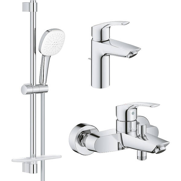 Набiр змiшувачiв 3 в 1 для ванни Grohe Eurosmart UA123238S3