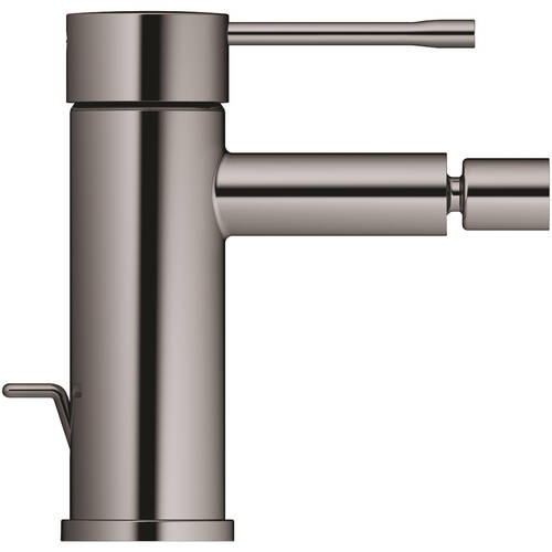 Змішувач для біде Grohe Essence 24178A01 з донним клапаном, графіт темний, фото 2