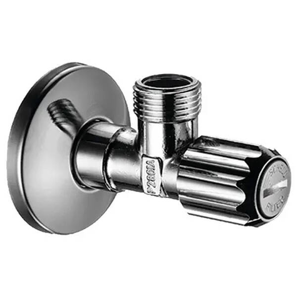 Вентиль кутовий Hansgrohe 51308000 з сіткою-фільтром, хром, фото 1