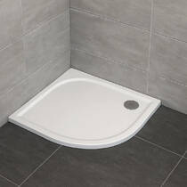 Душовий піддон Ronal Tracy WAR55090004 90х90х3 см чверть кола, фото №1