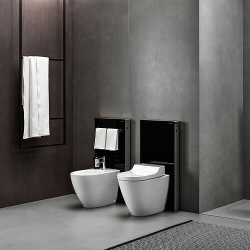 Унітаз-біде підлоговий Geberit AquaClean Tuma Comfort 146.310.FW.1 безобідковий з сидінням Soft-close, фото 6