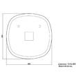 Дзеркало Devit Ovale 4408080 800х800 мм з тачсенсором, LED підсвічуванням та підігрівом, фото 5