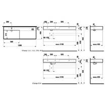 Раковина Laufen Kartell H8133320001111 120 см белый глянец, фото №2