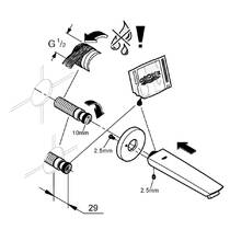 Излив для ванны Grohe Eurosmart 134482433 171 см, черный матовый, фото №4