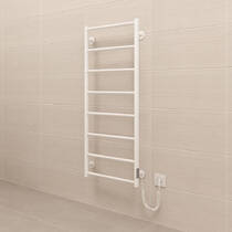 Рушникосушарка електрична Mario Класік F НР-I 1090х430/75 TR K 1100х420 мм білий мат 95 Вт, фото №1