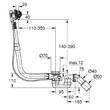 Сифон для ванни Grohe Talentofill 28991000 з наповненням через перелив, фото 3