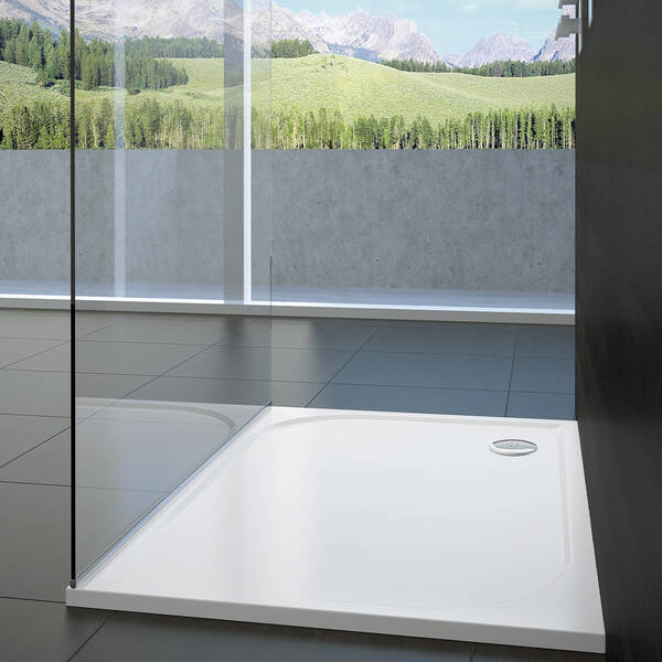 Душовий піддон Ronal Tracy WAA9012004 90х120х3 см прямокутний, фото 5