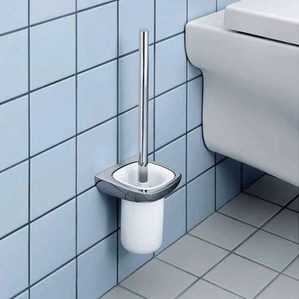 Щітка для унітазу Kludi Ambienta 5397405 з тримачем хром/білий, фото 4