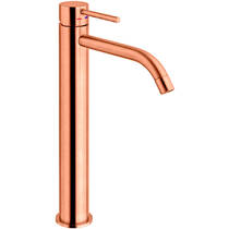 Смеситель для раковины Paffoni Light LIG081RMSP высокий, цвет - brushed copper, фото №1