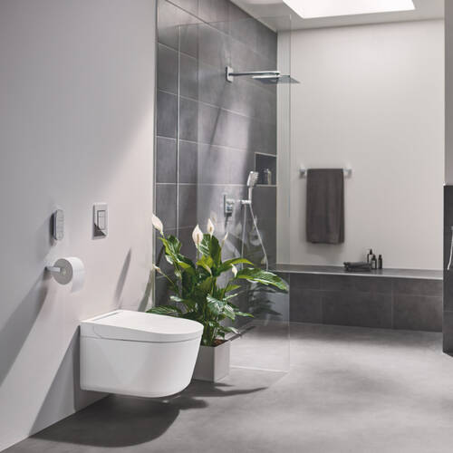 Унітаз-біде підвісний Grohe Sensia Pro 36508SH0  для змивних бачків прихованого монтажу, фото 15