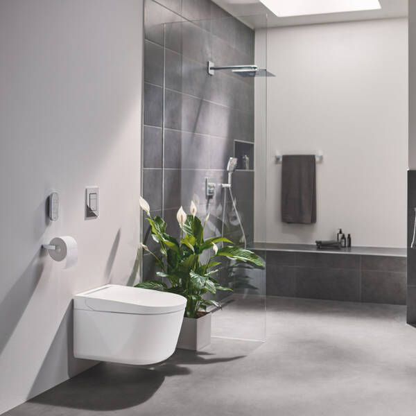 Унітаз-біде підвісний Grohe Sensia Pro 36508SH0  для змивних бачків прихованого монтажу, фото 15