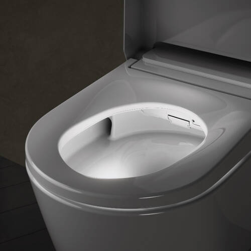 Унітаз-біде підвісний Grohe Sensia Pro 36508SH0  для змивних бачків прихованого монтажу, фото 12