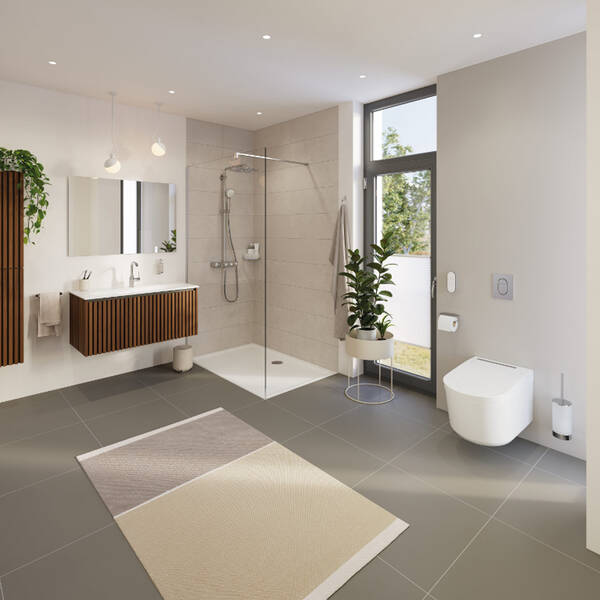 Унітаз-біде підвісний Grohe Sensia Pro 36508SH0  для змивних бачків прихованого монтажу, фото 14