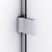 Боковая стенка под углом 90° Ronal Annea ANTW08005007 80х200 см с L-креплением, хром / прозрачное стекло, фото №3