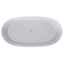 Ванна зі штучного каменю Miraggio Molly 160x80 см, білий матовий, покриття Mirasoft, фото №2
