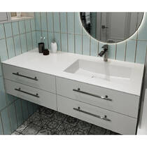 Раковина Miraggio Erica 1200 R 120 см белый глянец, фото №6
