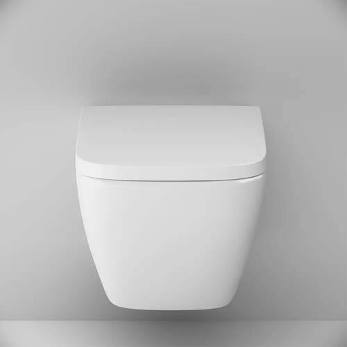 Унітаз підвісний AM.PM  Gem FlashClean C901701SC безобідковий білий, фото 3