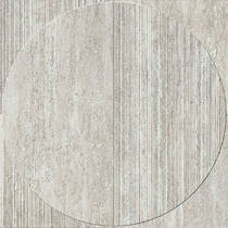 Декор-панно Italgraniti I Travertini TR05DRD Trav.Grigio Vein C.Dec.Radio 3D 120x120 см, фото №1