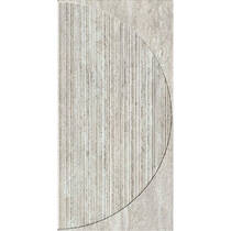 Декор-панно Italgraniti I Travertini TR05DRD Trav.Grigio Vein C.Dec.Radio 3D 120x120 см, фото №3