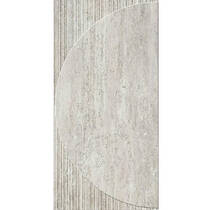 Декор-панно Italgraniti I Travertini TR05DRD Trav.Grigio Vein C.Dec.Radio 3D 120x120 см, фото №2