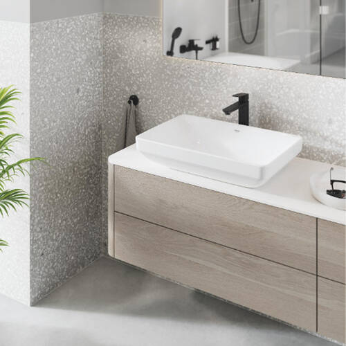 Змішувач для раковини Grohe Cubeo 1017292430 XL-розмір, чорний матовий, фото 5