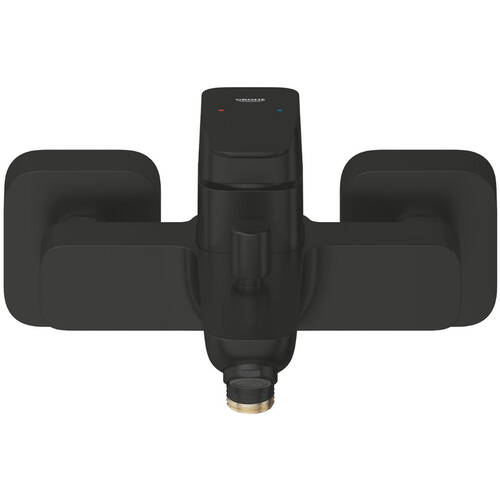 Смеситель для ванны Grohe Cubeo 1018142430 с душевым набором, черный матовый, фото 4