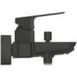 Смеситель для ванны Grohe Cubeo 1018142430 с душевым набором, черный матовый, фото 3