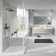 Смеситель для ванны Grohe Cubeo 1018142430 с душевым набором, черный матовый, фото 14
