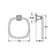 Тримач для рушників Grohe Grandera 40929IG0 хром/золото, фото 2