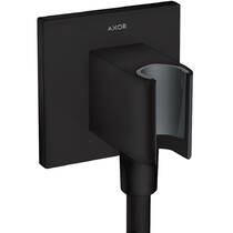 Шлангове підключення Axor ShowerSolutions 36734670 з тримачем, чорний матовий, фото №1