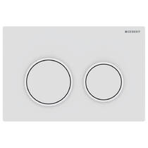 Клавіша змиву Geberit Omega20 115.085.01.1 білий матовий, фото №1