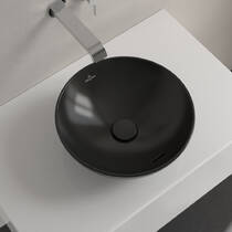 Раковина Villeroy&Boch Loop & Friends 4A4500R7 38 см чорний глянець, фото №6