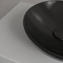 Раковина Villeroy&Boch Loop & Friends 4A4500R7 38 см чорний глянець, фото №3