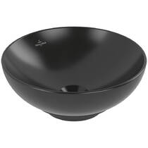 Раковина Villeroy&Boch Loop & Friends 4A4500R7 38 см чорний глянець, фото №1