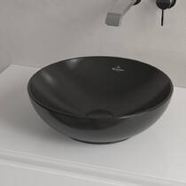 Раковина Villeroy&Boch Loop & Friends 4A4500R7 38 см чорний глянець, фото №5