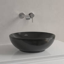 Раковина Villeroy&Boch Loop & Friends 4A4500R7 38 см чорний глянець, фото №7