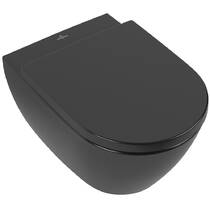 Унітаз підвісний Villeroy&Boch Subway 2.0 5614R0R7 DirectFlush безобідковий, колір Pure Black, фото №2
