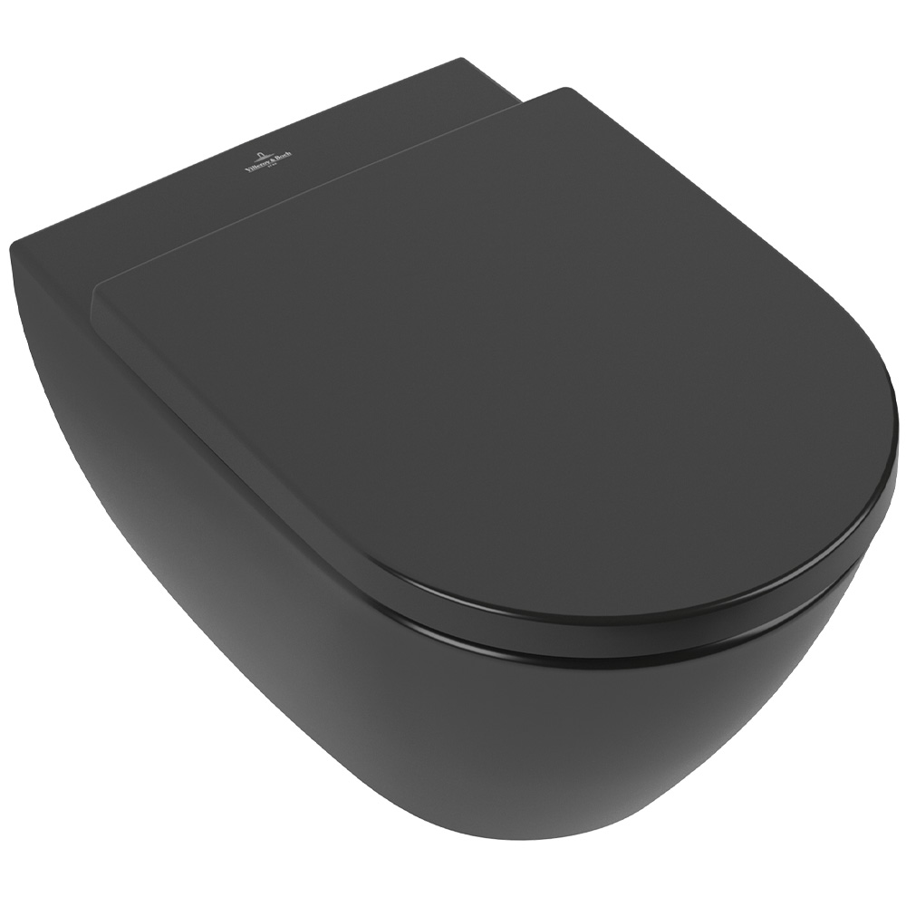 5614R0R7 SUBWAY 2.0 Унітаз підвісний DirectFlush, Pure Black (1 сорт)