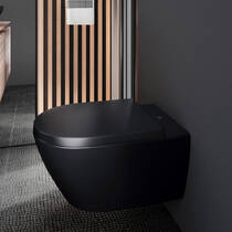 Унітаз підвісний Villeroy&Boch Subway 2.0 5614R0R7 DirectFlush безобідковий, колір Pure Black, фото №6