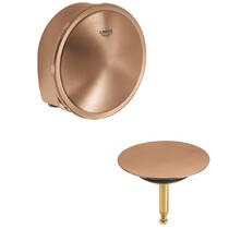 Накладка на сифон для ванны Grohe Talentofill 19952DL0 теплый закат (брошированное розовое золото), фото №1